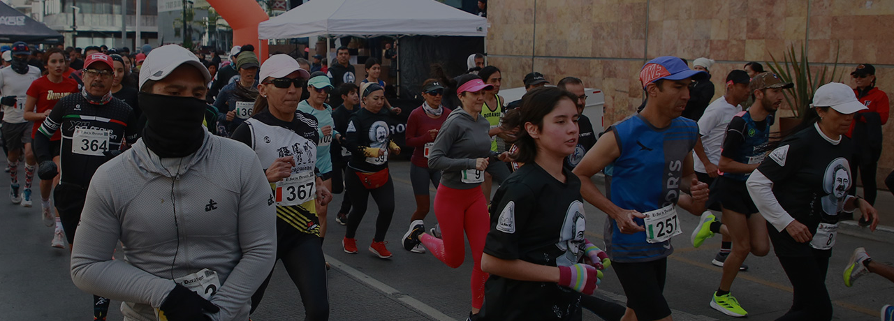 Runners in a race
