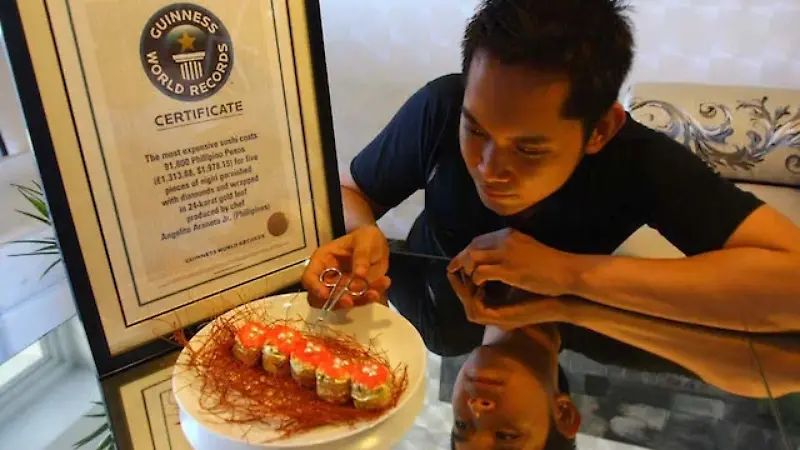 Worlds Most Expensive Sushi