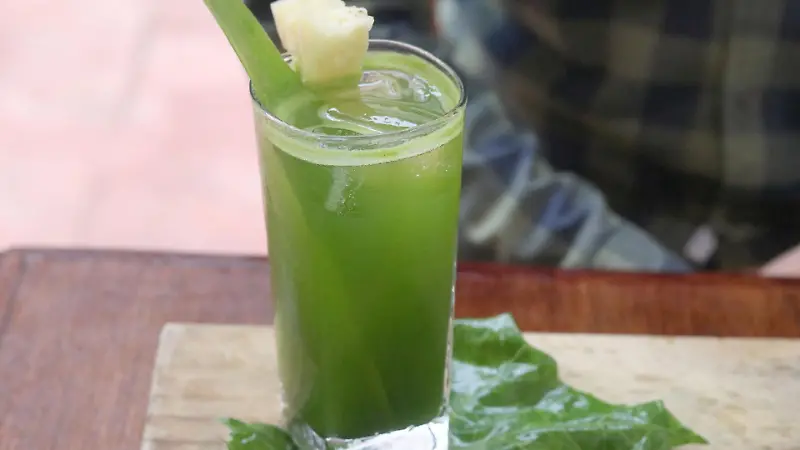 365 Sabores en Yucatán Agua de chaya