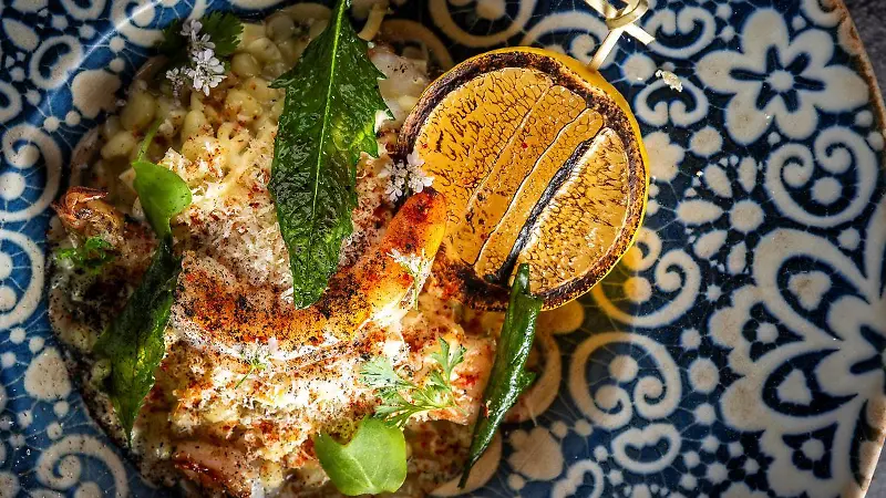 Esquites con camaron 1