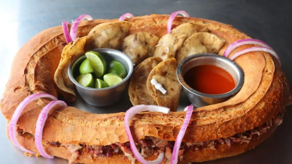 Rosca de torta ahogada