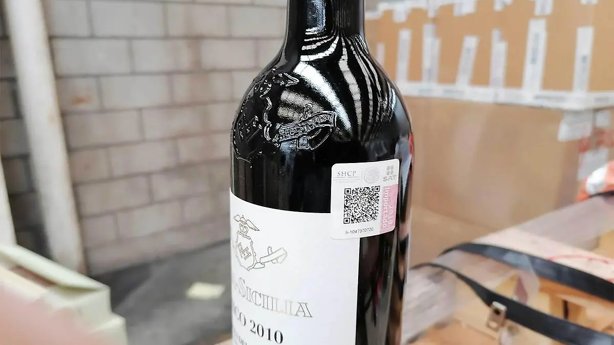 marbetes importar exportar vinos