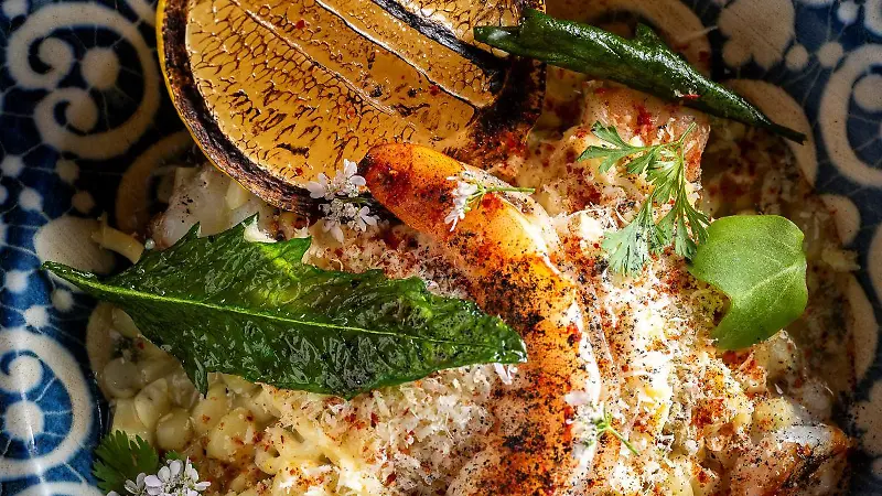 Esquites con camaron 2