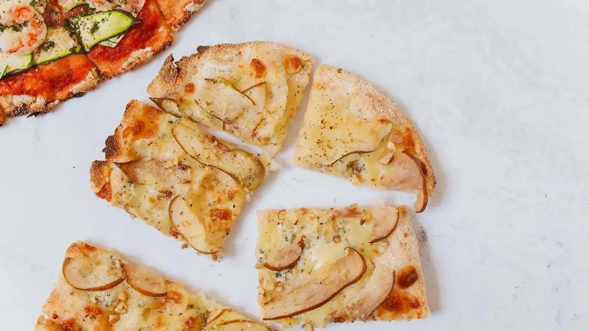 Pizza con base de nuez de la India