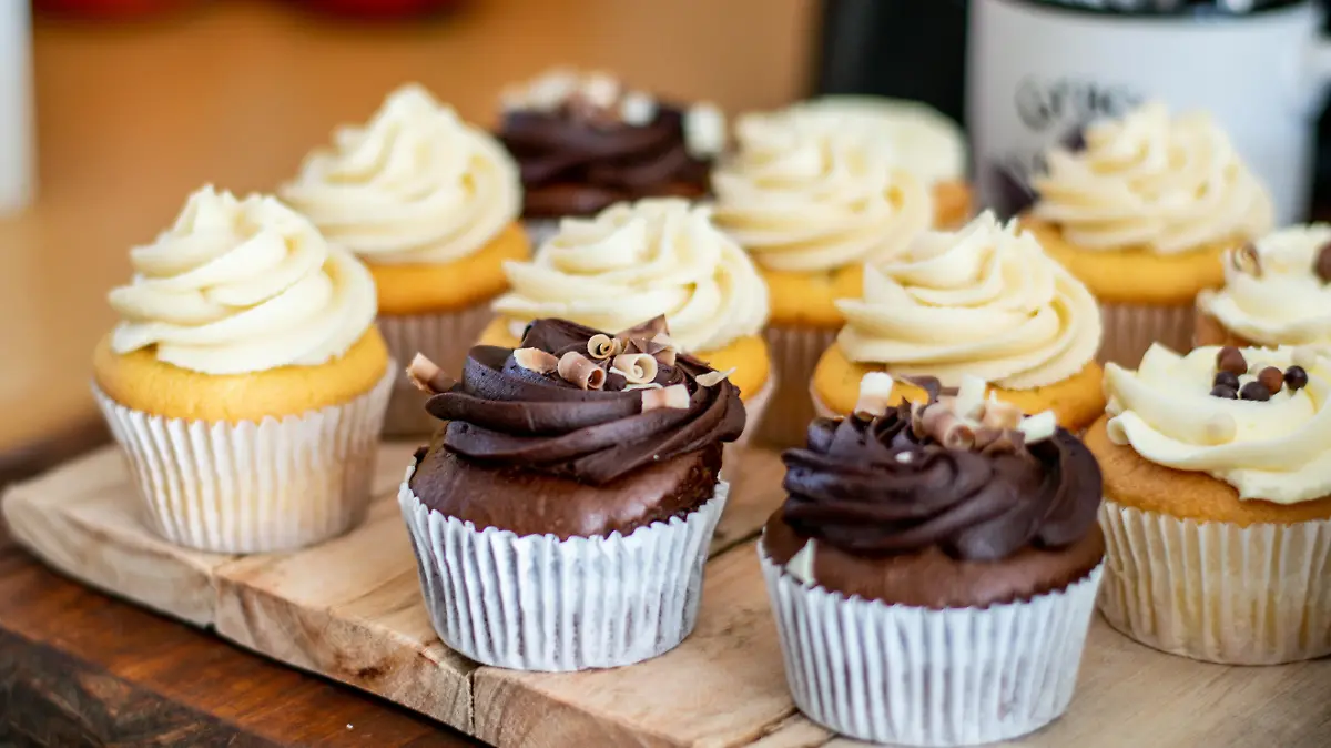 cupcakes de crema de avellanas