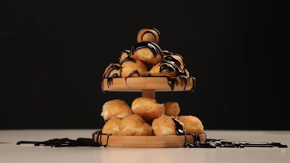 Receta Profiteroles rellenos de crema de avellana