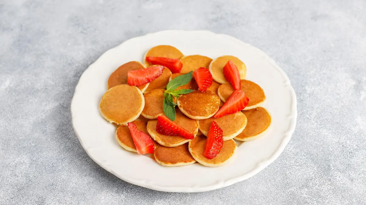 Receta de mini hot cakes