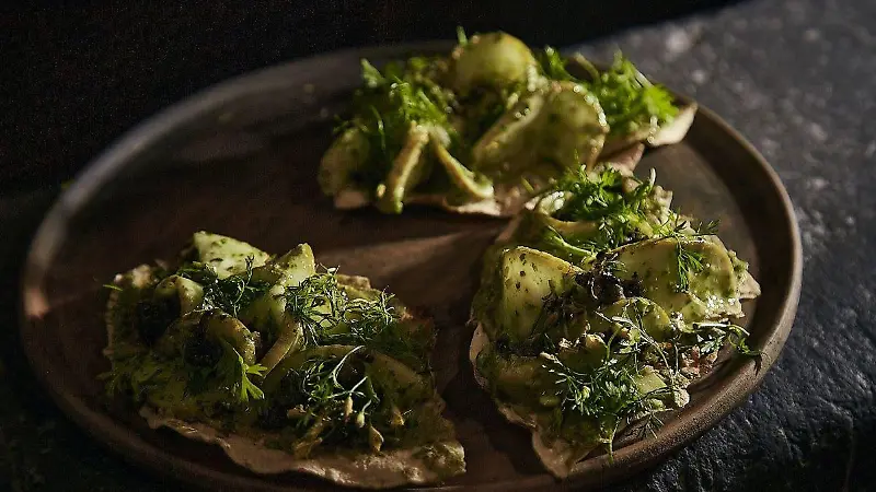 Tostada de Vegetales Malix