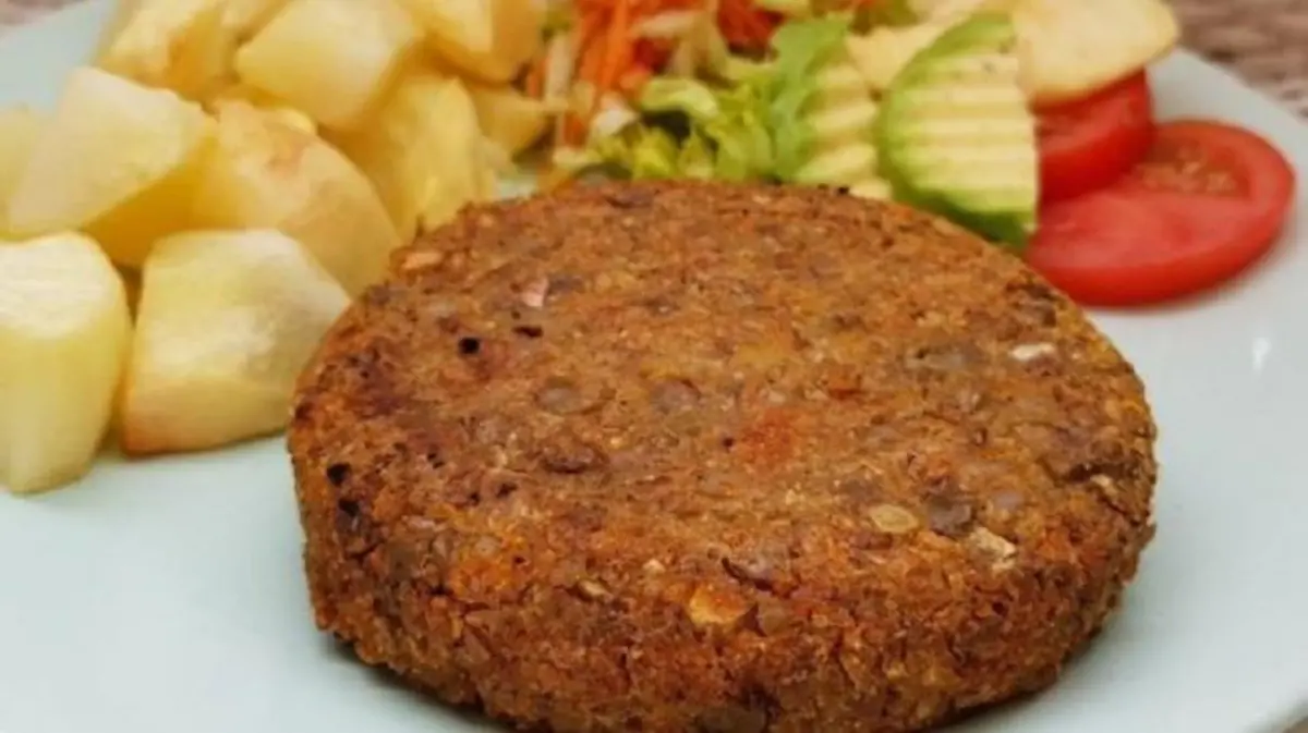 Hamburguesas de nueces y lentejas