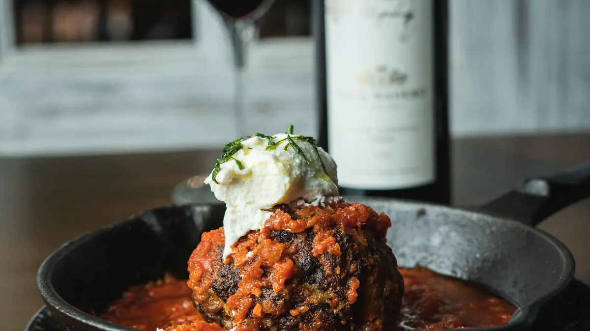POLPETTA DI MANZO POMODORO E RICOTTA