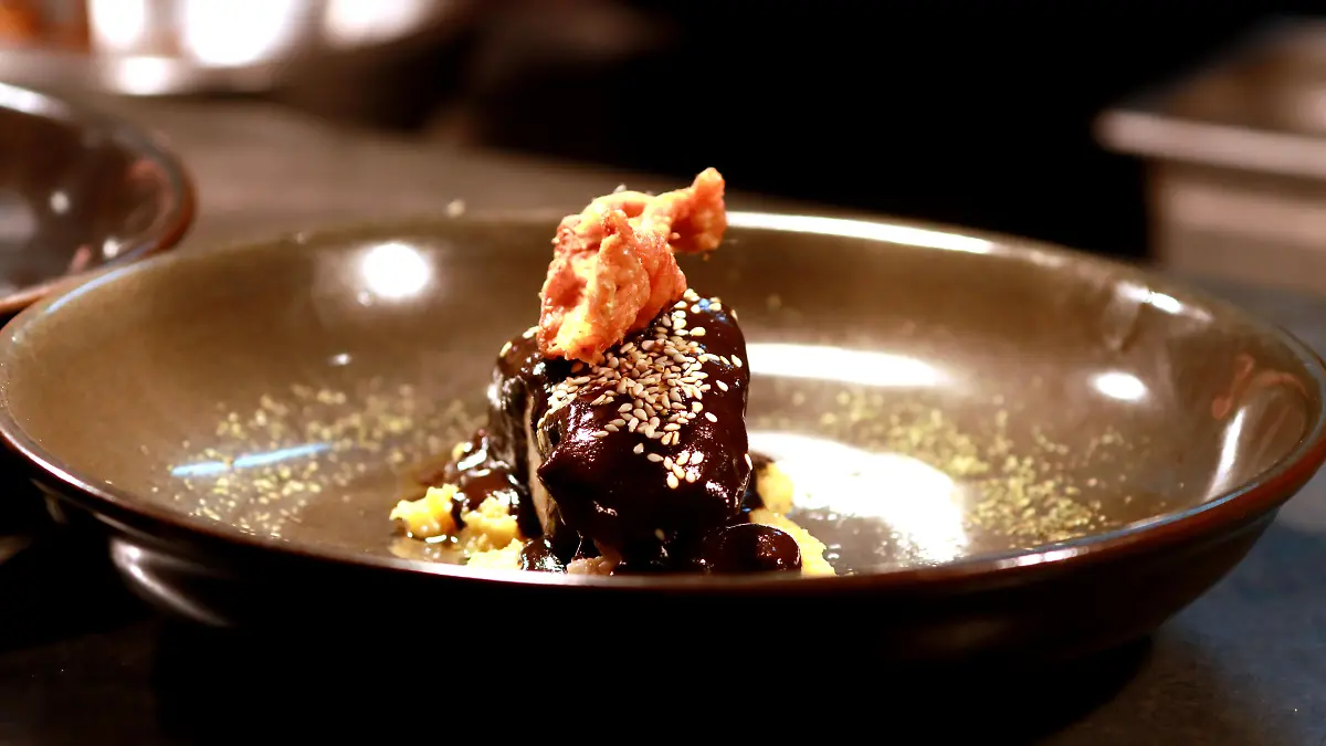 MOLE CON PECHUGA DE GUAJOLOTE...DANIEL GALEANA 