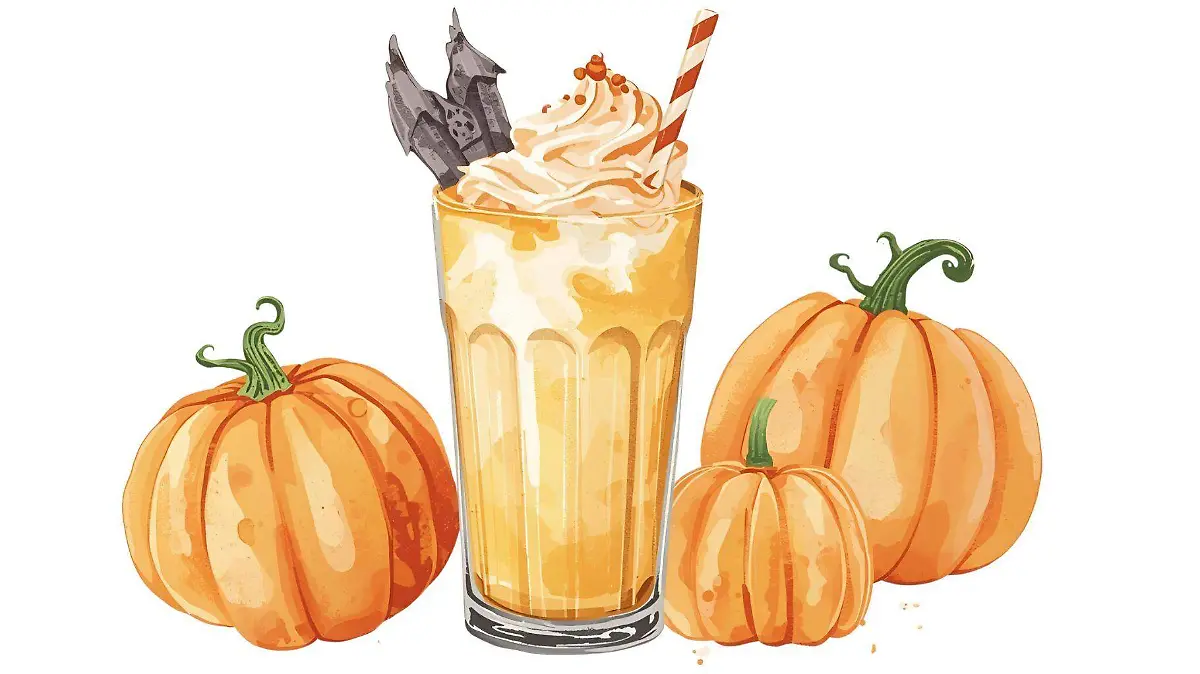 La calabaza puede convertirse en una bebida cremosa: la malteada de calabaza combina sabor y energía en un solo vaso.
