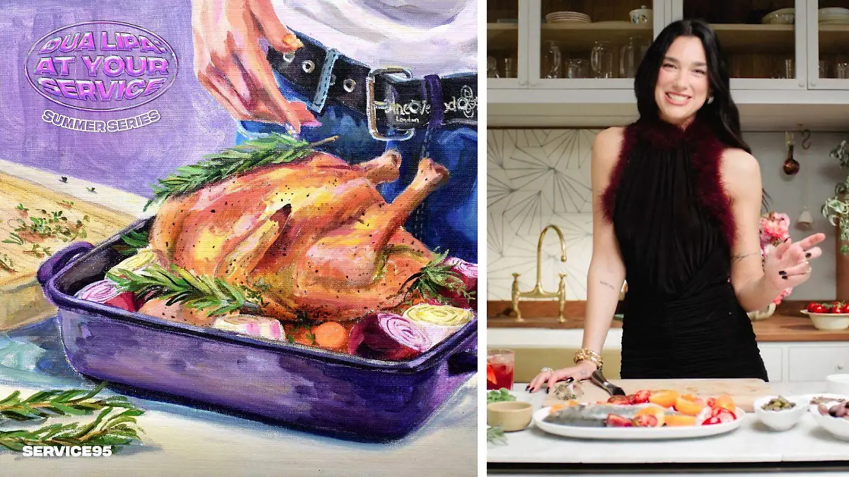 Dua Lipa tiene videos de Youtube en los que cocina ampliamente sus recetas.