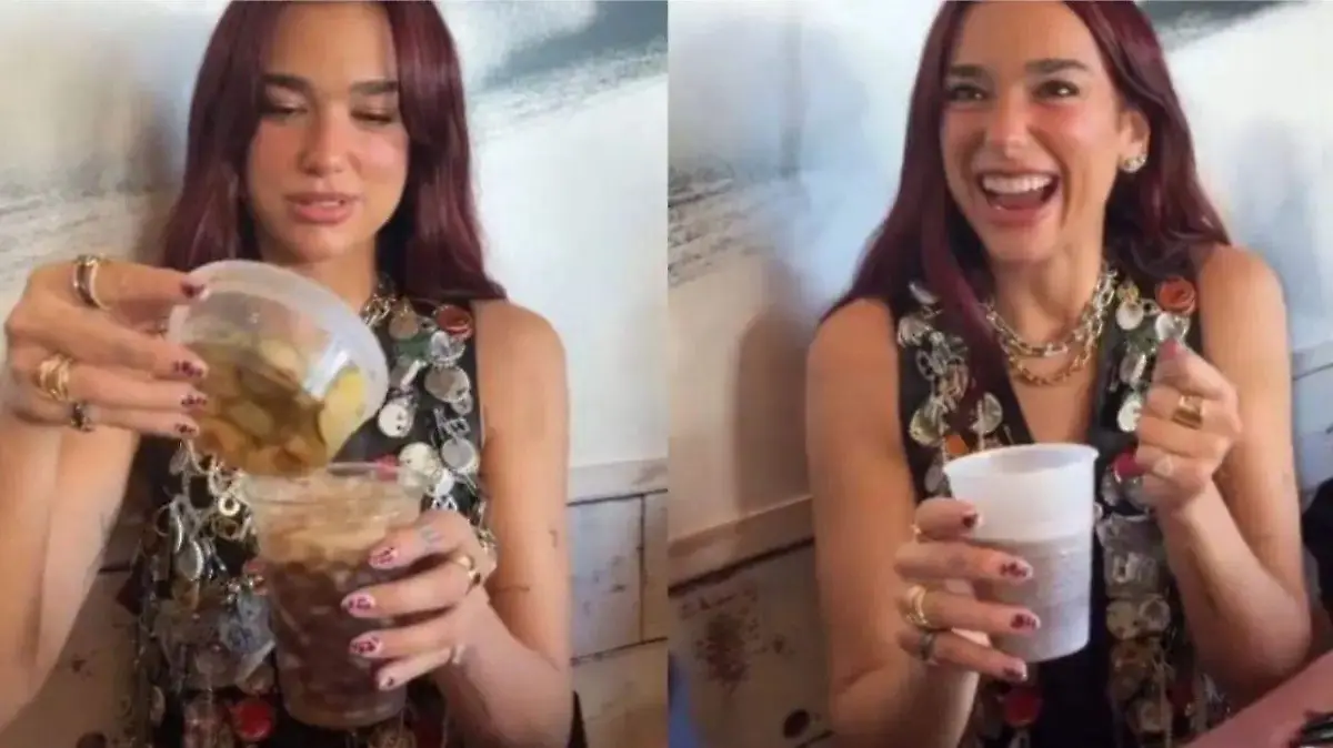 La combinación viral de Coca Light con pepinillos y jalapeños, que generó miles de reacciones en TikTok.