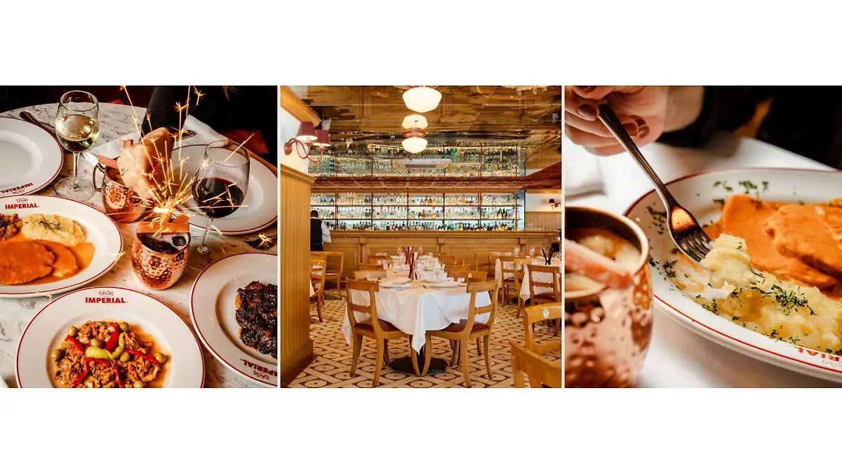 Casa Imperial honra las recetas navideñas mexicanas con pavo al horno, bacalao clásico y romeritos en mole, en un ambiente inspirado en salones porfirianos.