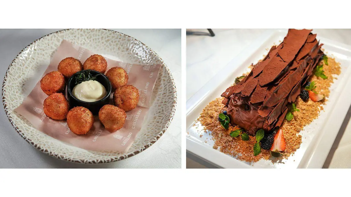 Sus platos por kilo facilitan las reuniones grandes, con opciones emblemáticas como romeritos con tortitas, pierna adobada y chamorro asturiano.