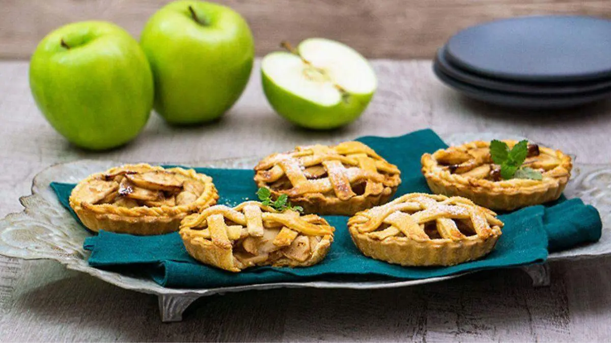 Receta de mini pays de manzana