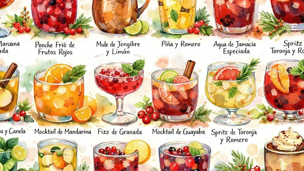 Cocteles decembrinos