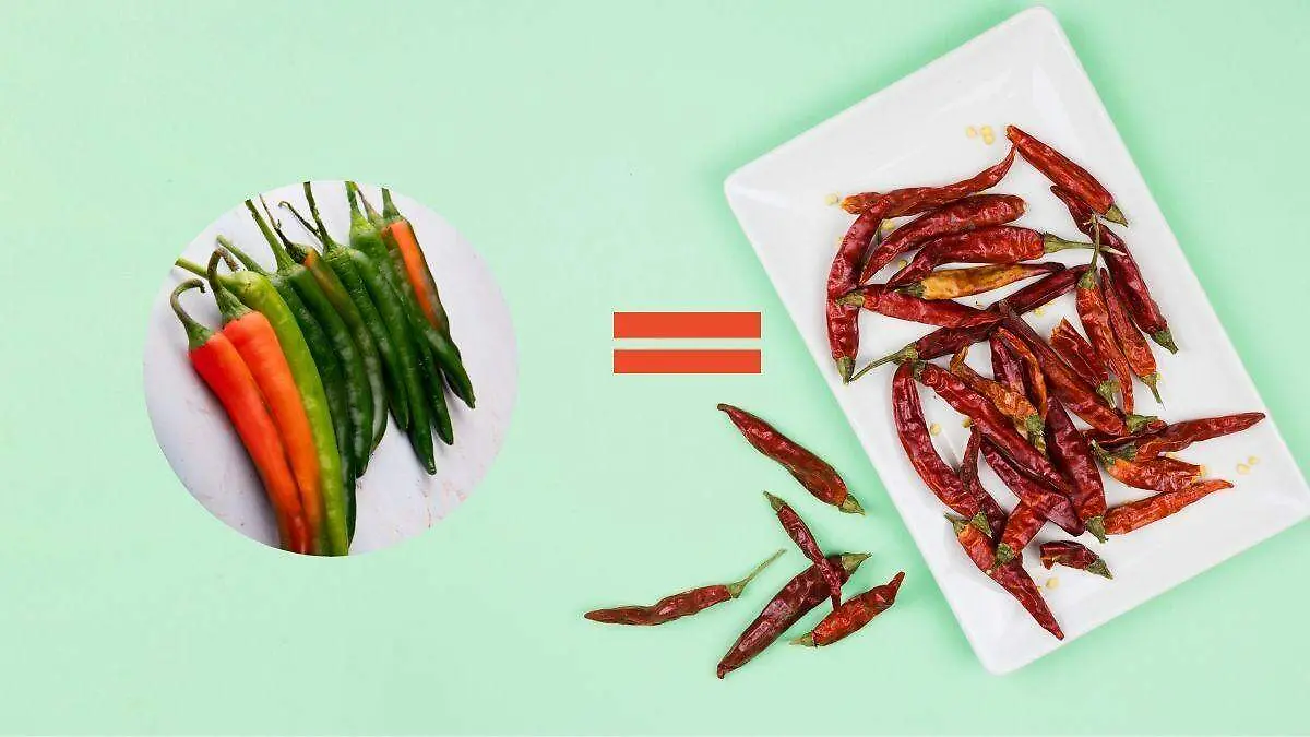 Chile fresco y seco