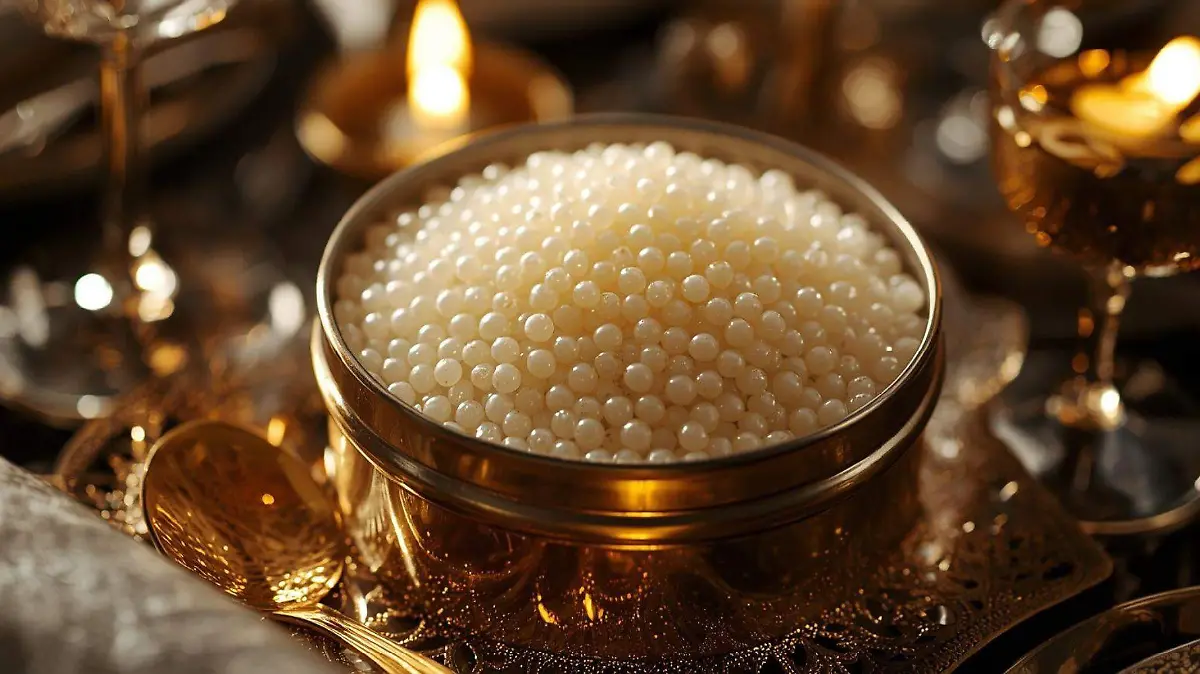 1 Aderezo caviar blanco