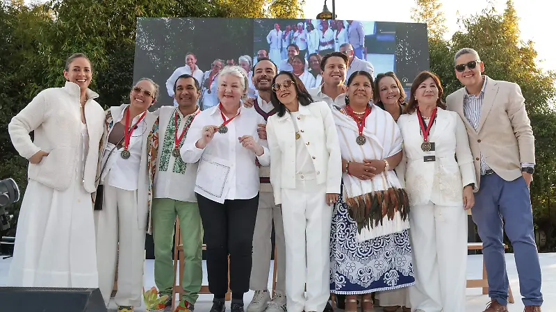 Los ganadores de la medalla Ricardo Muñoz Zurita, medalla Culinaria Mexicana y premio a la sustentabilidad