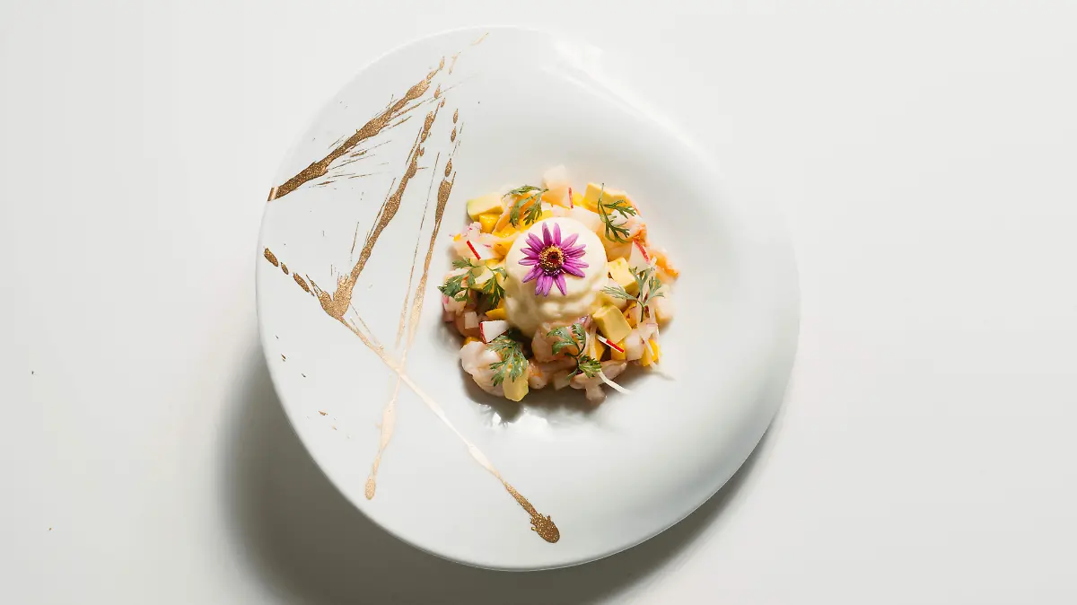 Aguachile de camarón y pescado