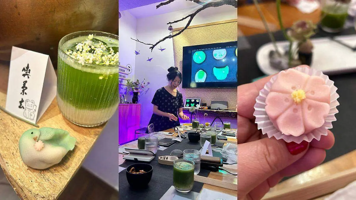 Nerikiri y matcha