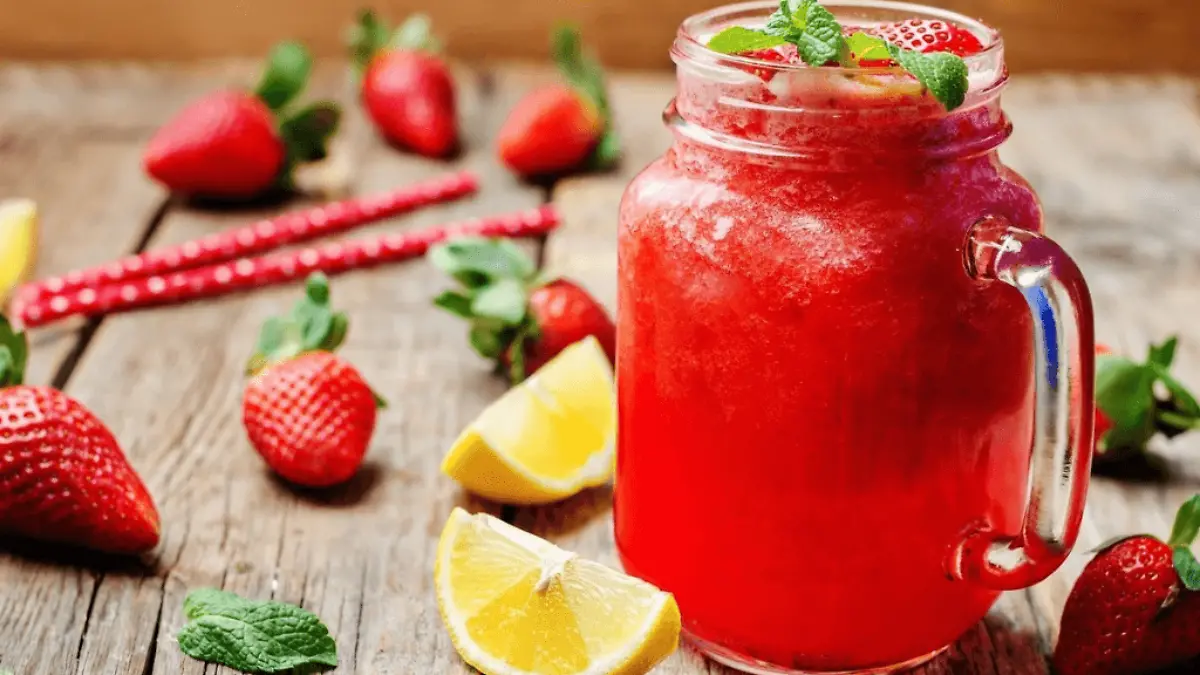 Limonada de fresa