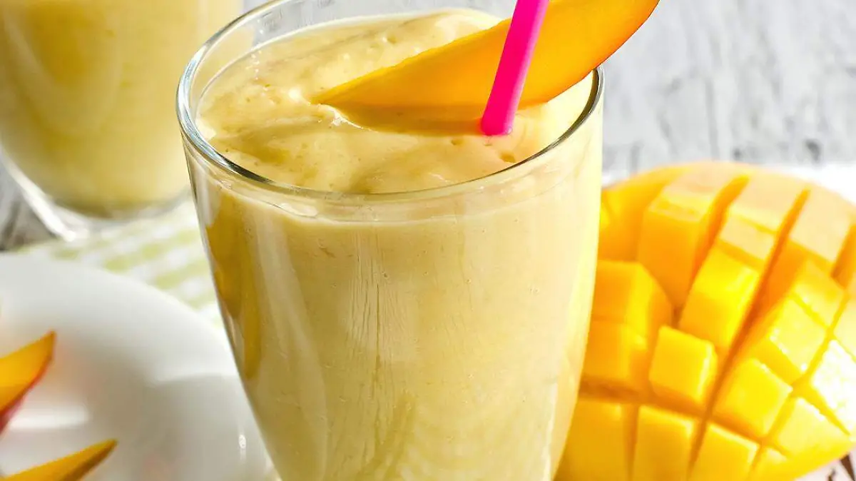 Smoothie de mango y coco