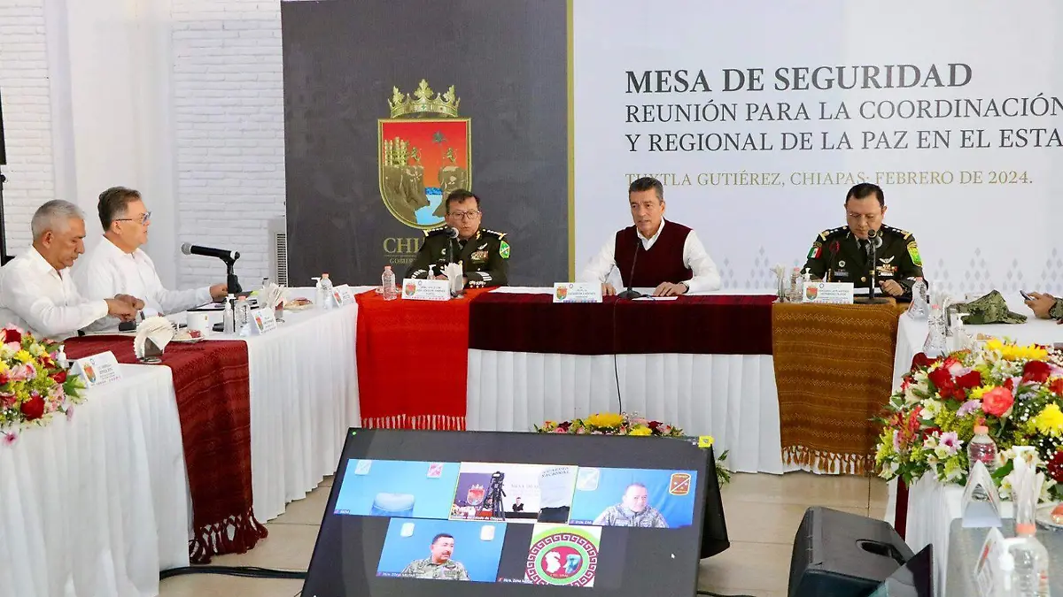 mesa de seguridad