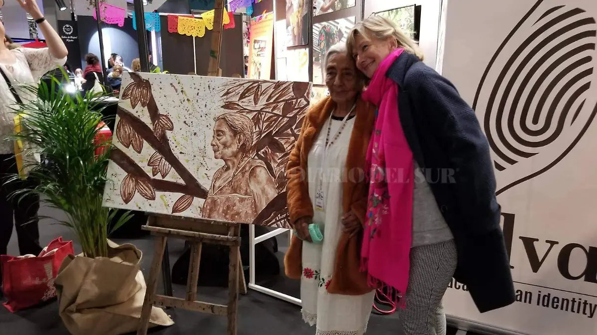 Doña Demetria en el concurso de Londres