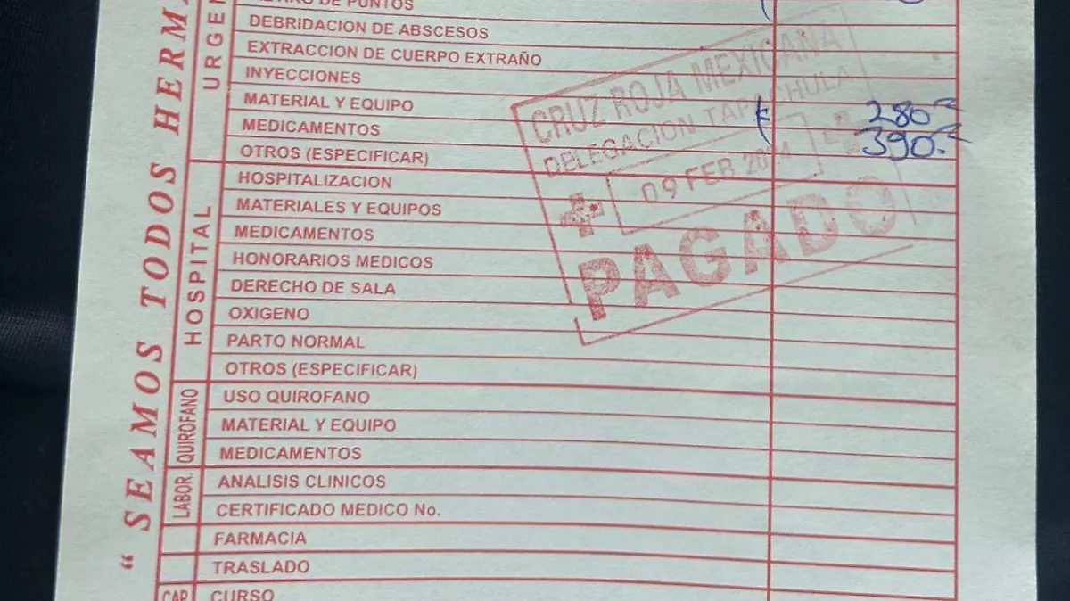 nota cruz roja