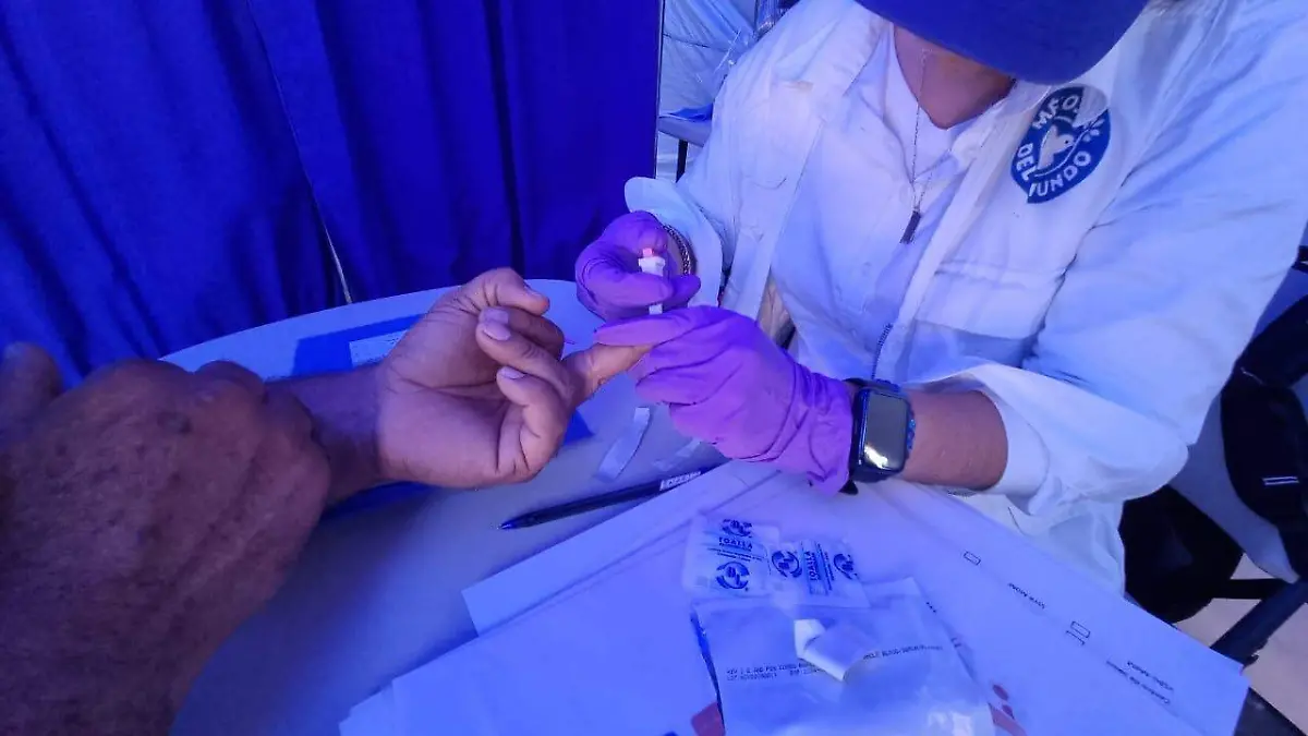 aplicación pruebas vih sida