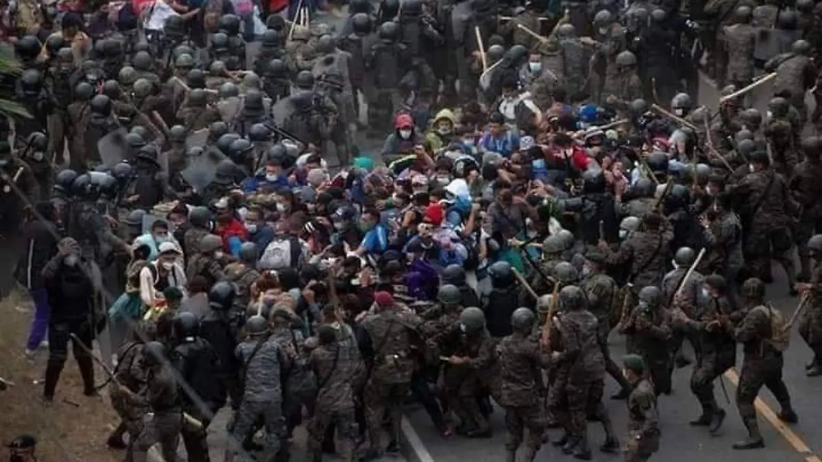 caravana, represión