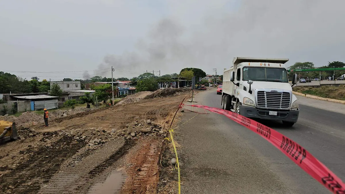 Obra del Libramiento Sur