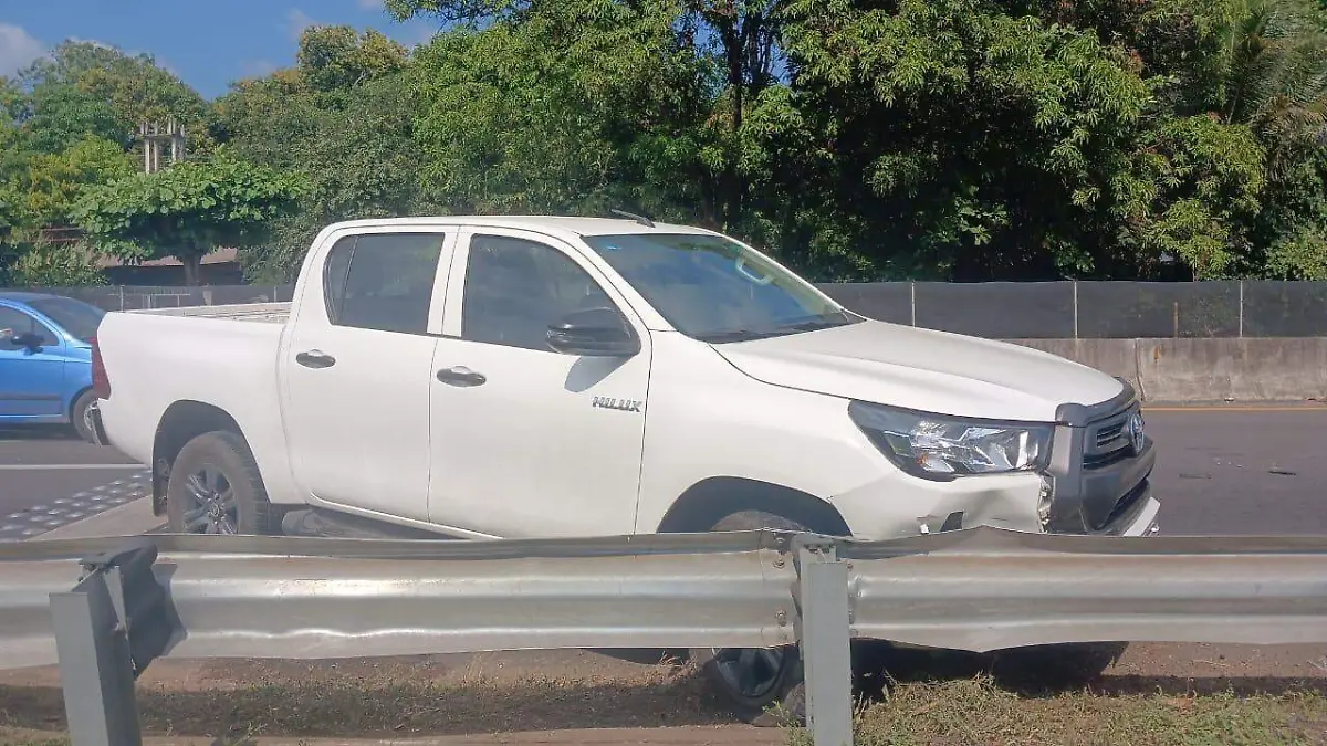 camioneta chocada