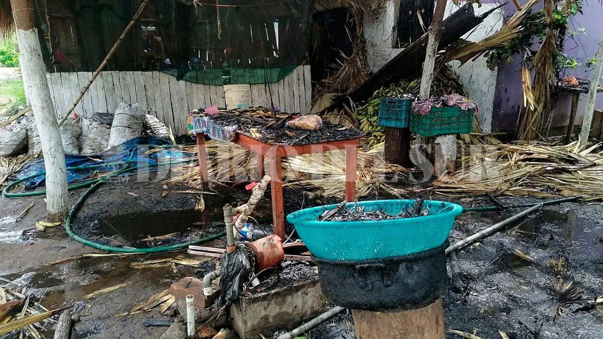 incendio de palapa