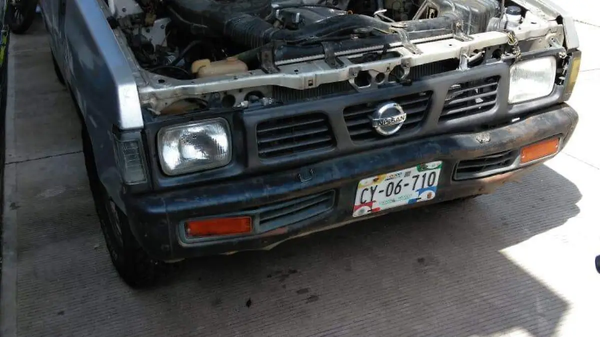 camioneta abandonada