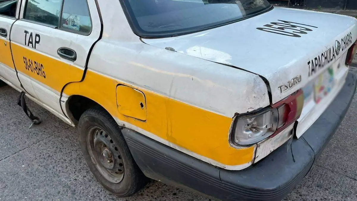 taxi en choque 310721