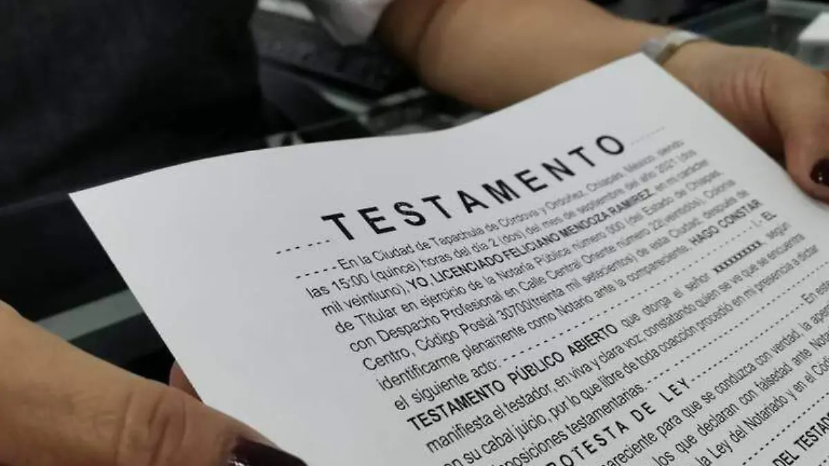 testamento