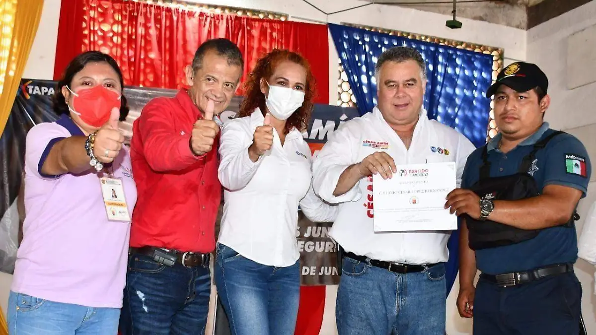 César Armin canddiato presidencial de Tapachula