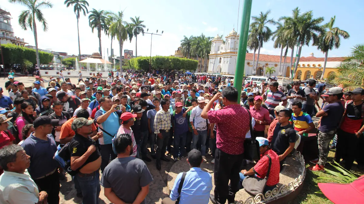 Manifestación indígenas