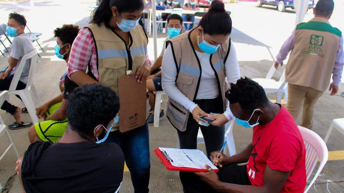 Vacunación migrantes