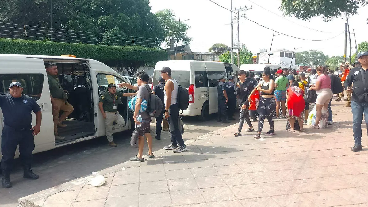 Migrantes en Pijijiapan