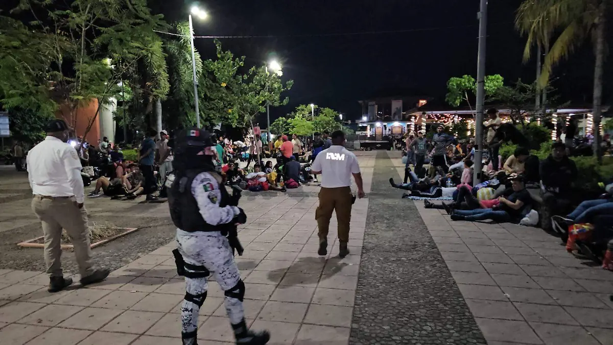 operativo en parque bicentenario