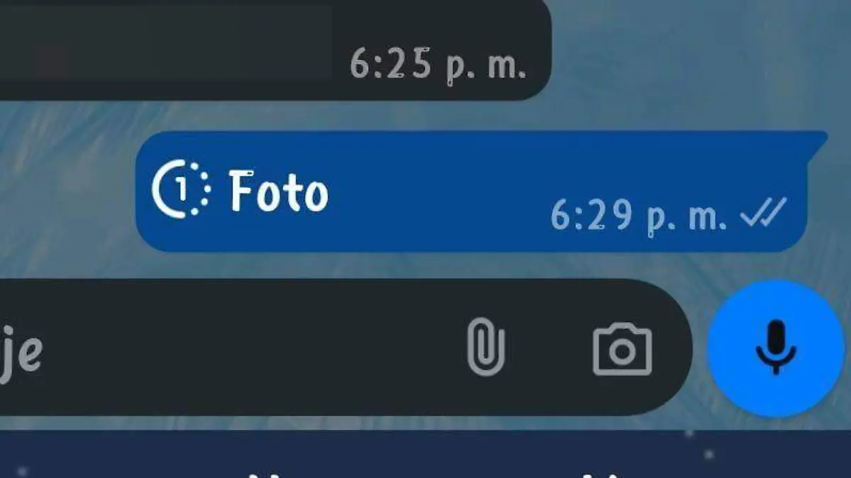 vista una sola vez