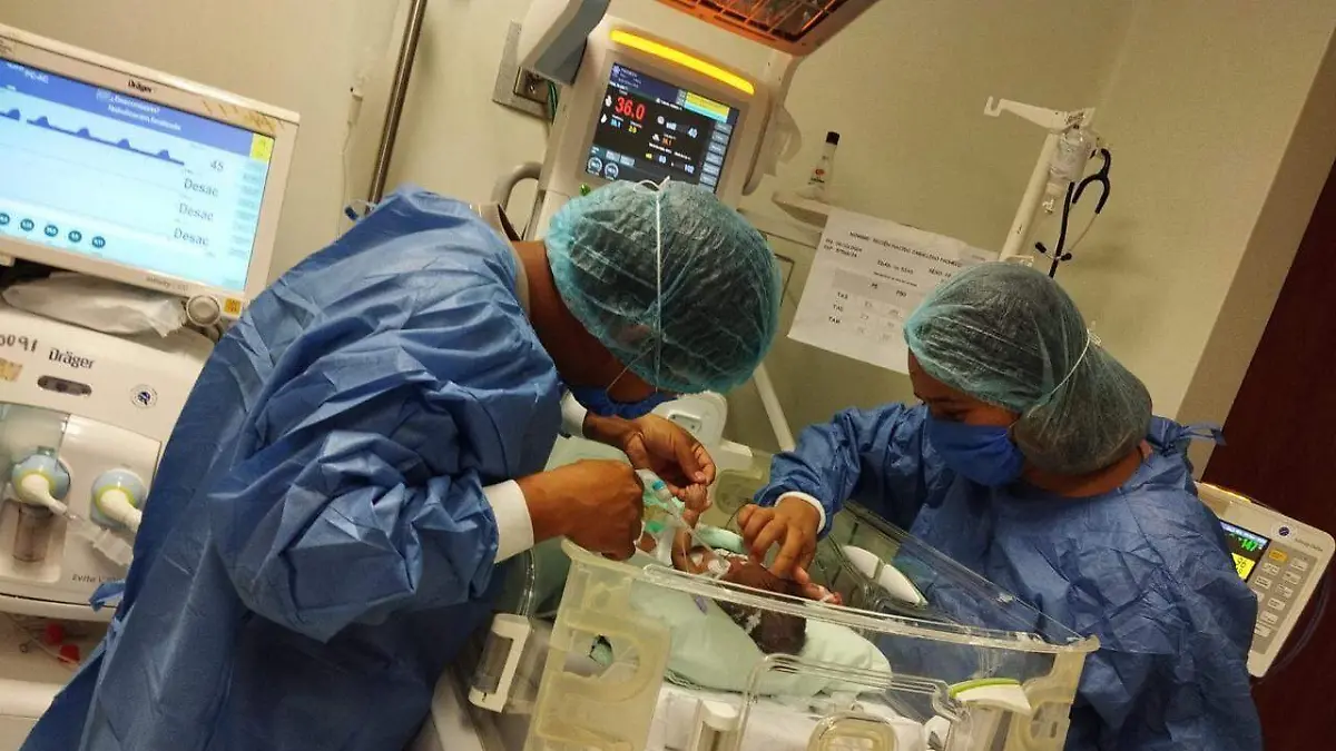 gemelos en incubadora