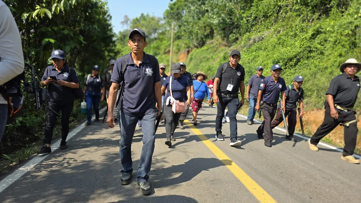 Policía rurales zona alta de Tapachula