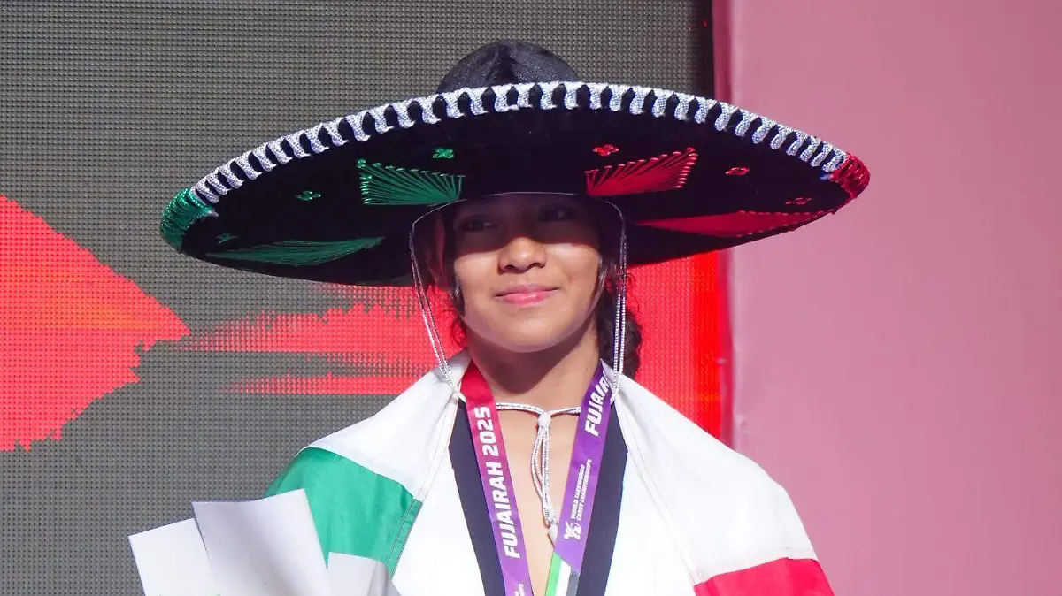 Renata Hernández gana bronce en el Mundial Cadete de Taekwondo 2025