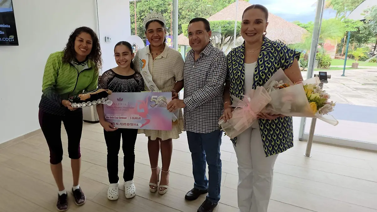 Mía Sofía Cruz representará a Chiapas en el Nacional de Gimnasia Artística
